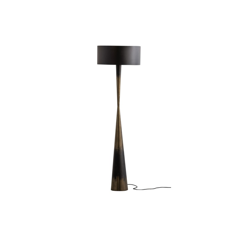 FLOORLAMP METAL GOLD DARK BRASS 150